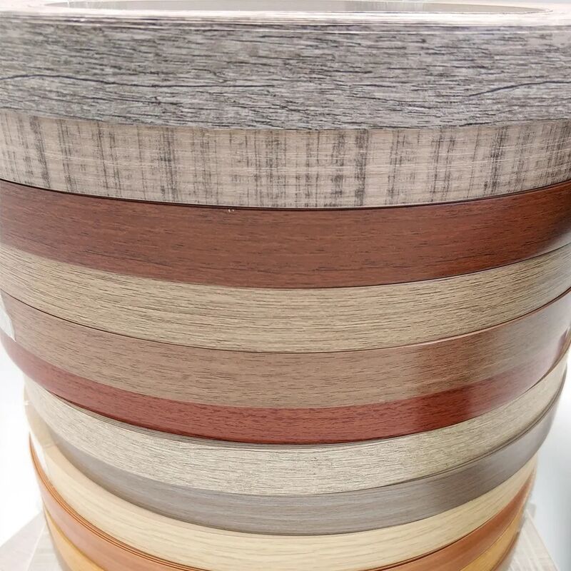 Waterproof Eco Friendly PVC Edge Banding Tape for Furniture with 0.4mm-3mm Thickness