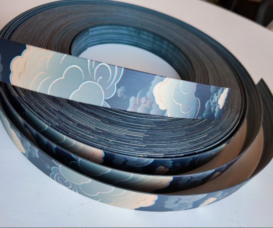 Waterproof Eco Friendly Fire-Retardant Edge Banding Veneer with 226 Customizable Colors for Cabinet Trim