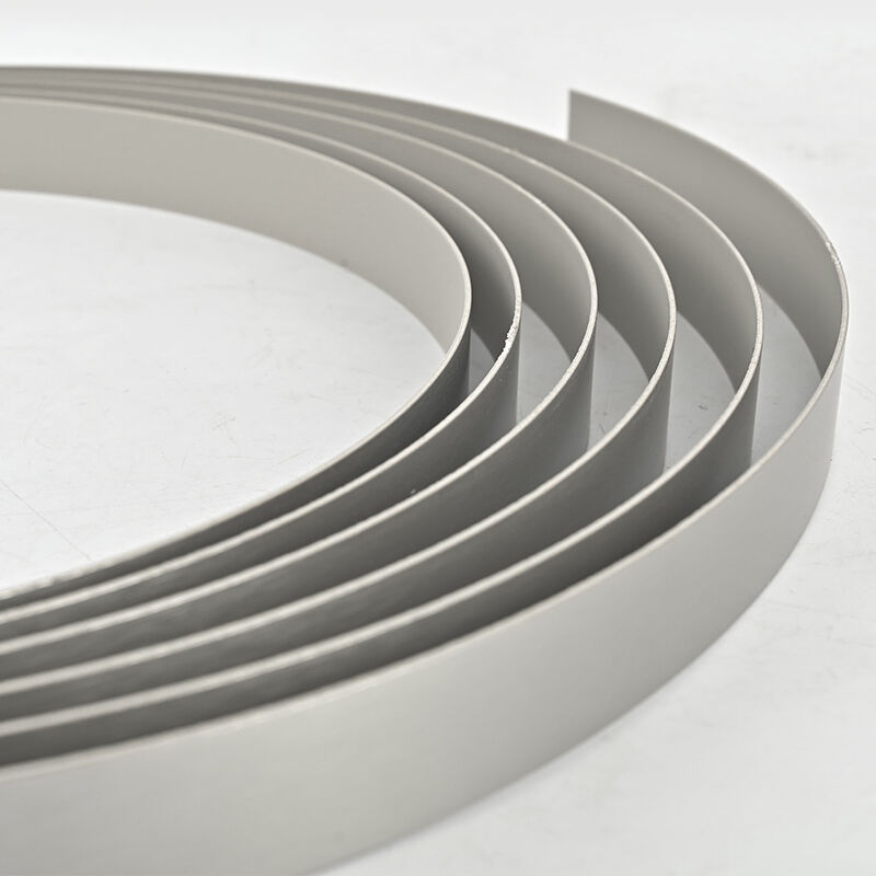 Water Resistant Eco-Friendly Brushed Metallic PVC Edge Banding for Furniture and Cabinets