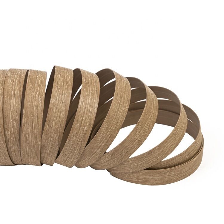 Custom Color Waterproof Eco Friendly PVC Edge Banding with 0.4mm-3mm Thickness for Furniture and Cabinets