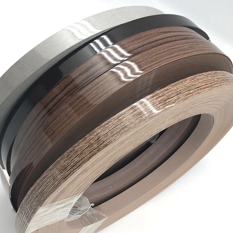 Waterproof Eco Friendly PVC Edge Banding with Multiple Styles and 0.4mm-3mm Thickness for Furniture