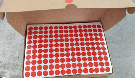 PVC Screw Cap Furniture Sticker with 0.25mm Thickness and 12mm Diameter for Customizable Screw Hole Covers