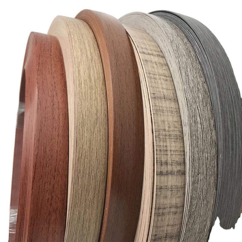 Furniture PVC Laminate Edge Banding Tape White Oak Color Finish ABS Melamine Plastic Acryl Wood Grain Eco-Friendly