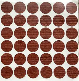 Self Adhesive Screw Hole Stickers Caps Waterproof Self Tapping Plastic Screw Cap Covers for Wood Screws Wall Cabin