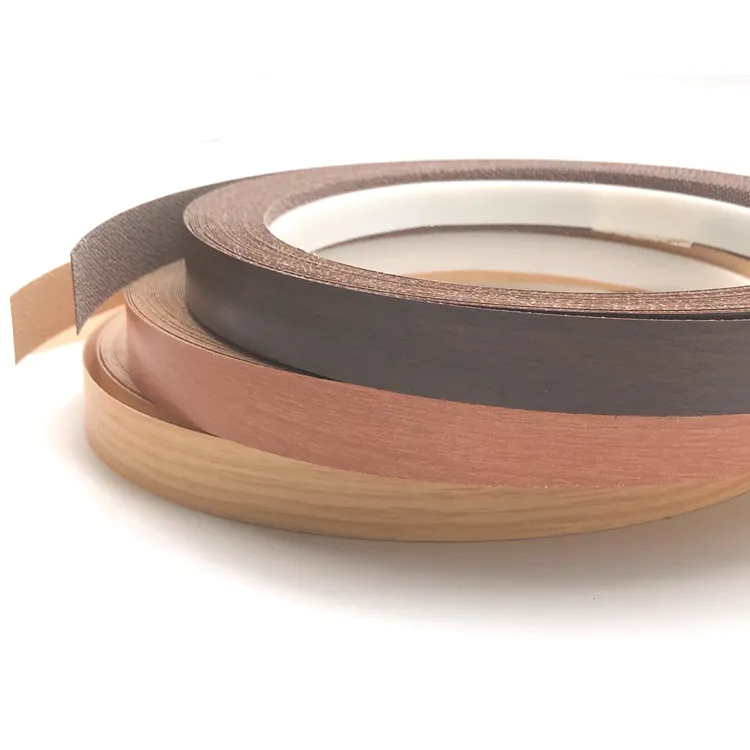 Furniture PVC Laminate Edge Banding Tape White Oak Color Finish ABS Melamine Plastic Acryl Wood Grain Eco-Friendly