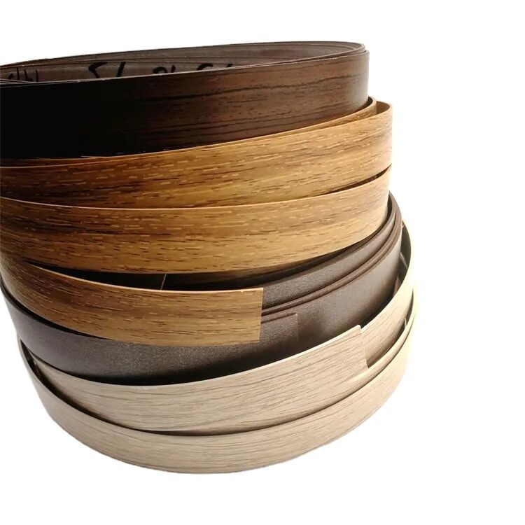 Water Resistant Eco-Friendly PVC Edge Banding Tape with 0.3-3mm Thickness for Furniture Trim