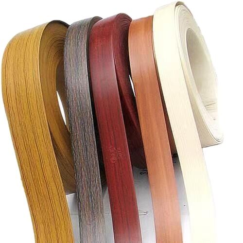 Water Resistant Eco-Friendly PVC Edge Banding Tape with 0.3-3mm Thickness for Furniture Trim