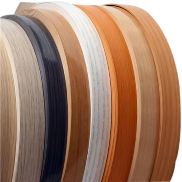 Furniture Decorations Accessories Pvc Edge Banding Solid and Wood Grain Pvc Edge Banding Tapes Plastic Table Edging Trim
