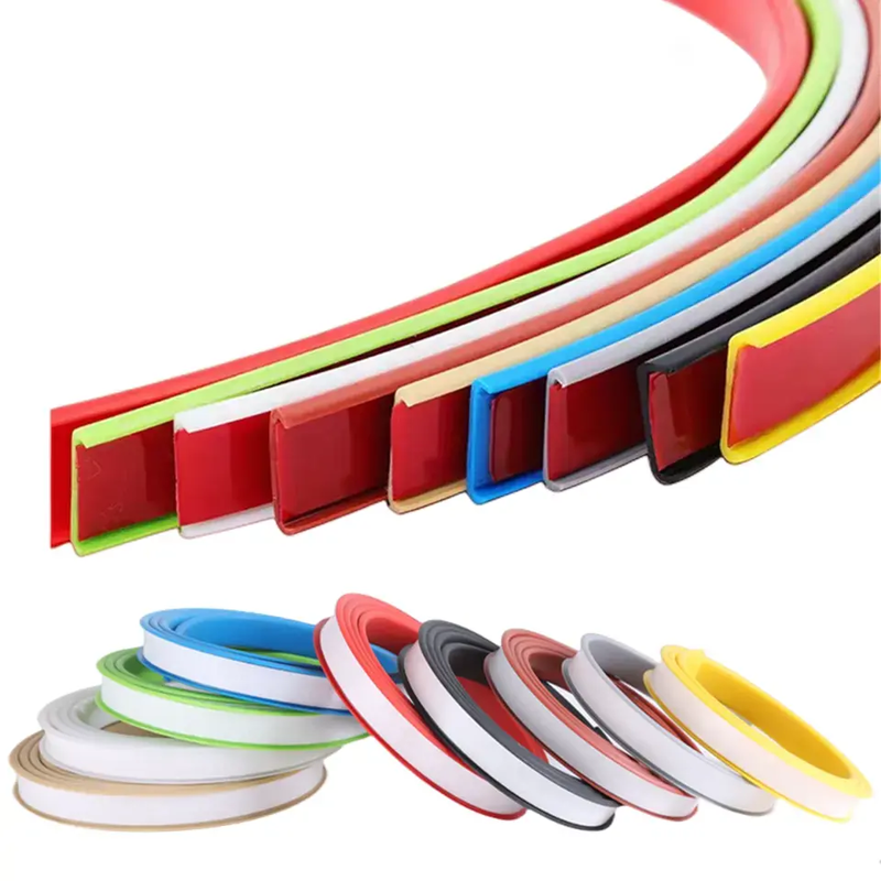 Flexible PVC Rubber T Profile T Shaped Edge Banding with 0.35-3mm Thickness and 9-350mm Width for Furniture Applications