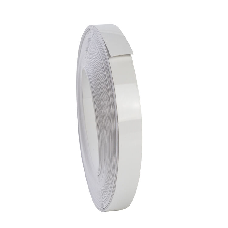 Bande de chant PVC blanc brillant personnalisée, étanche, protecteur de bord avec largeur personnalisée 12mm~620mm