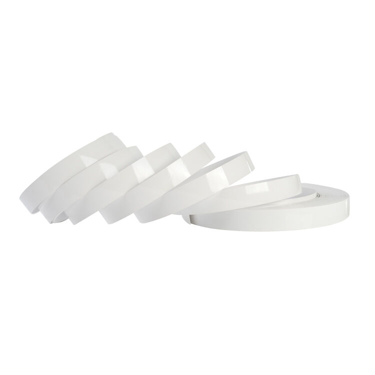 Bande de chant PVC blanc brillant personnalisée, étanche, protecteur de bord avec largeur personnalisée 12mm~620mm