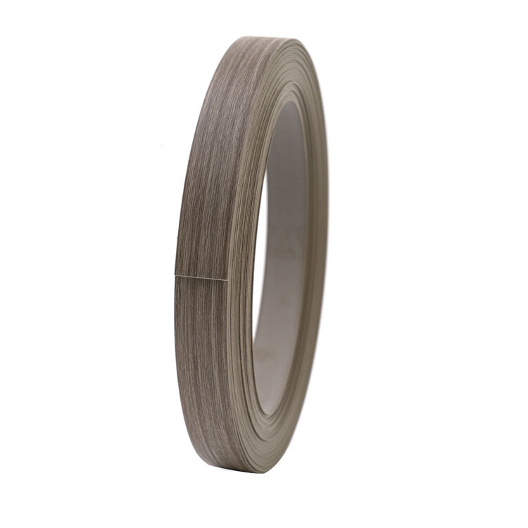 Bande de chant PVC grain de bois épaisseur personnalisée 0,4 mm ~ 3 mm, étanche et écologique pour garniture de meubles