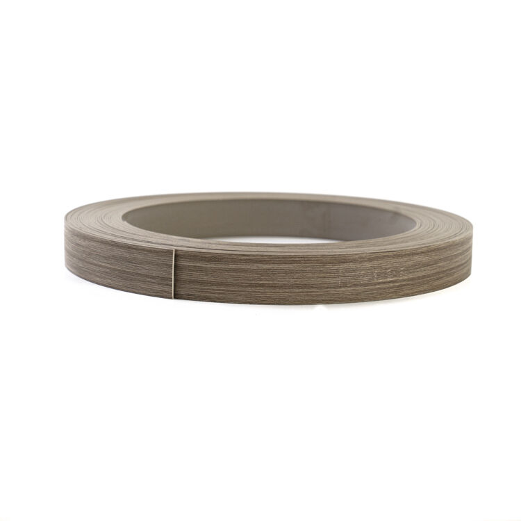 Bande de chant PVC grain de bois épaisseur personnalisée 0,4 mm ~ 3 mm, étanche et écologique pour garniture de meubles
