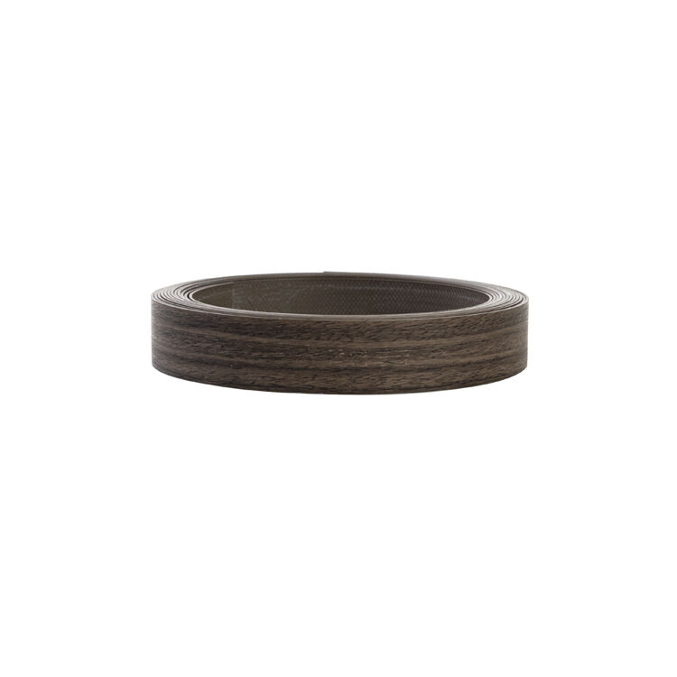 Ruban adhésif de bord en PVC à grains de bois de noyer foncé avec caractéristique éco-amicale étanche et épaisseur personnalisée 0,4 mm ~ 3 mm pour les meubles