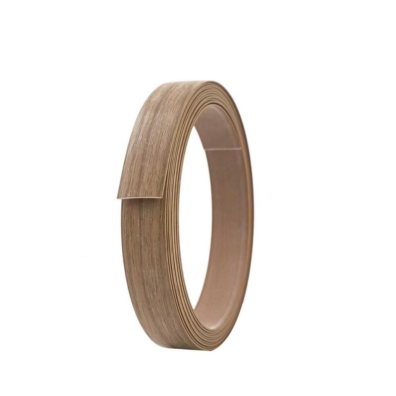 Waterproof Eco Friendly Wood Grain PVC Edge Banding with Custom Thickness 0.4mm~3mm for Furniture