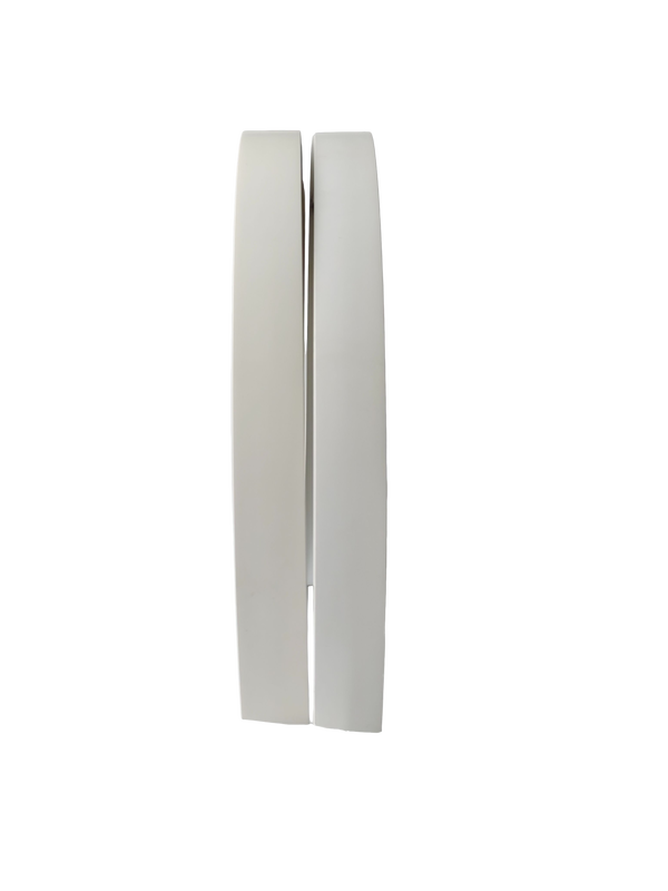 Warm White Matte Waterproof Eco Friendly PVC Edge Banding Tape with Custom Width 12mm~620mm for Cabinet Furniture